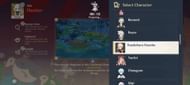 Choosing a character for Hunter in the Windtrace event (Image via Genshin Impact)